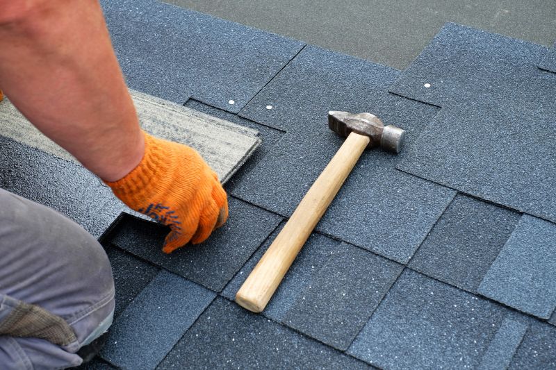 Asphalt Shingle Repair Crew